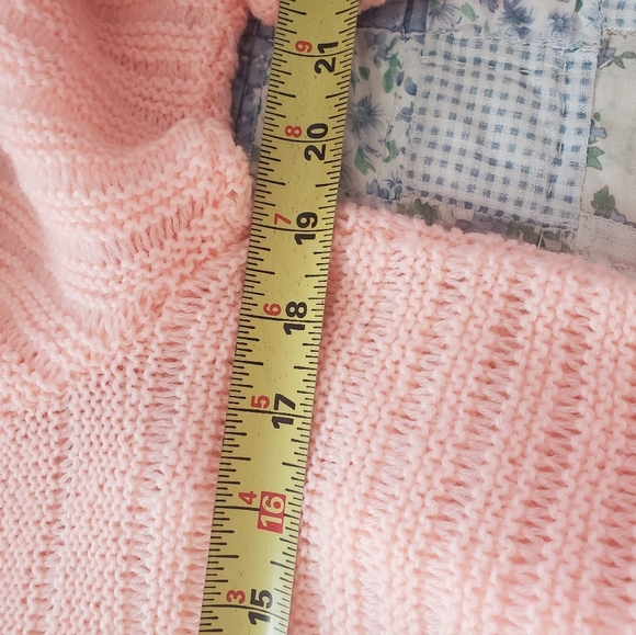 knit peach bow shrug sweater - Picture 7 of 12